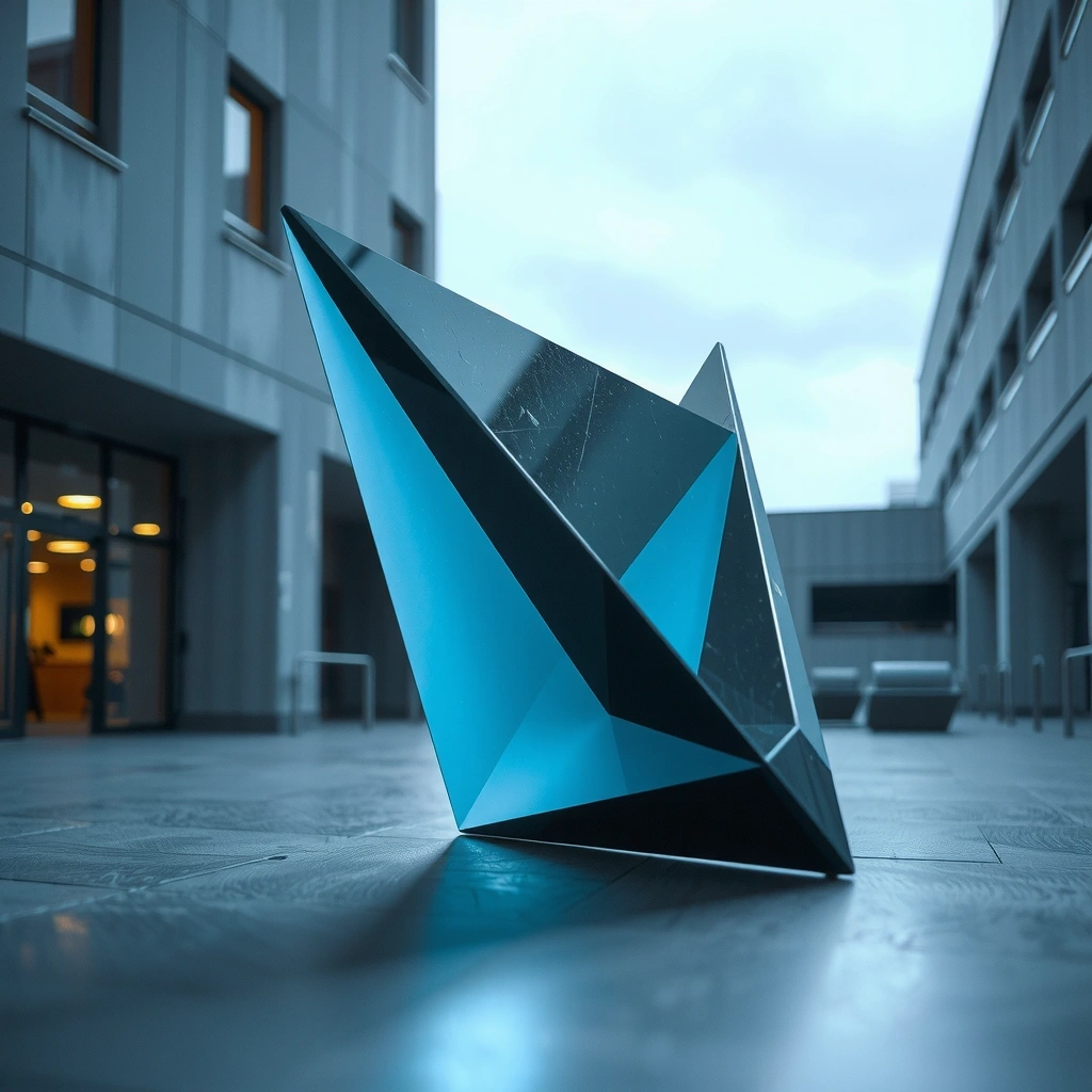 Geometric glass abstraction